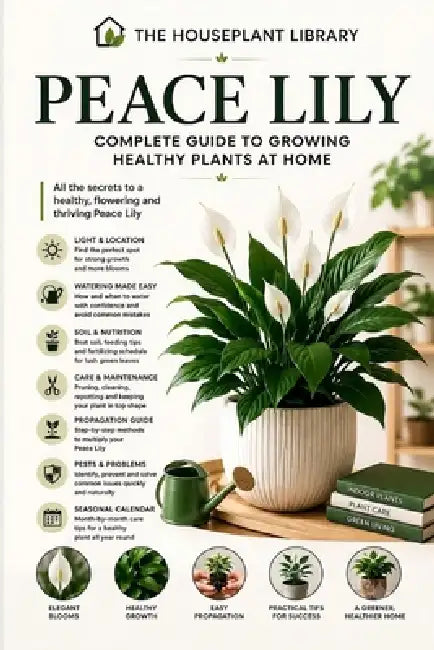 Peace Lily: Simple Care Tips to Grow Healthy Indoor Plants, Encourage More Blooms, Prevent Common Problems, and Master Spathiphyllum Care Year-Round by Roberto Beozzo