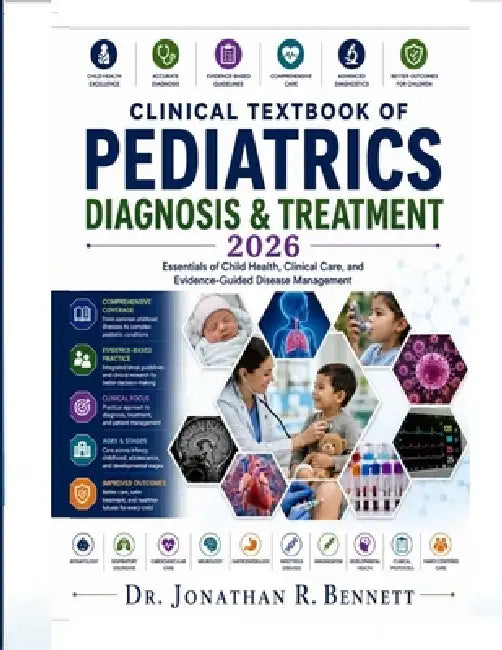 Clinical Textbook of Pediatrics Diagnosis & Treatment 2026: Essentials of Child Health, Clinical Care, and Evidence-Guided Disease Management by Jonathan R. Bennett