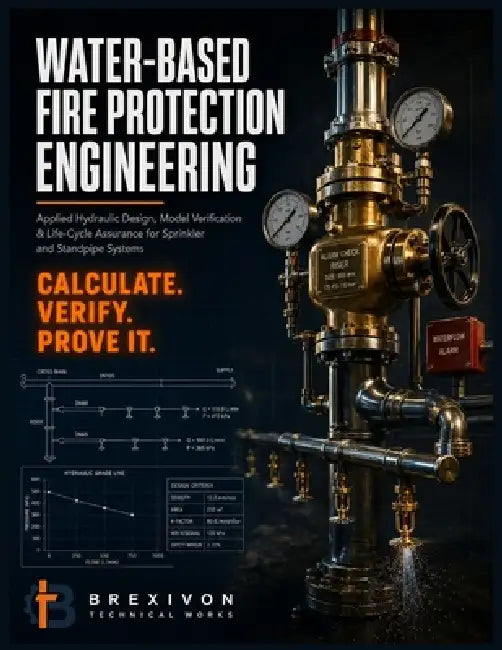 Water-Based Fire Protection Engineering: Applied Hydraulic Design, Model Verification, and Life-Cycle Assurance for Sprinkler and Standpipe Systems by Brexivon Technical Works