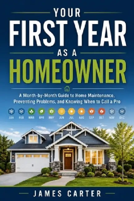 Your First Year as a Homeowner: A Month-by-Month Guide to Home Maintenance, Preventing Problems, and Knowing When to Call a Pro by James Carter