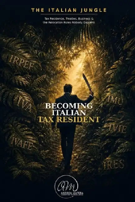 Becoming Italian Tax Resident: Tax Residence, Treaties, Business & the Relocation Rules Nobody Explains by Andrea Matera