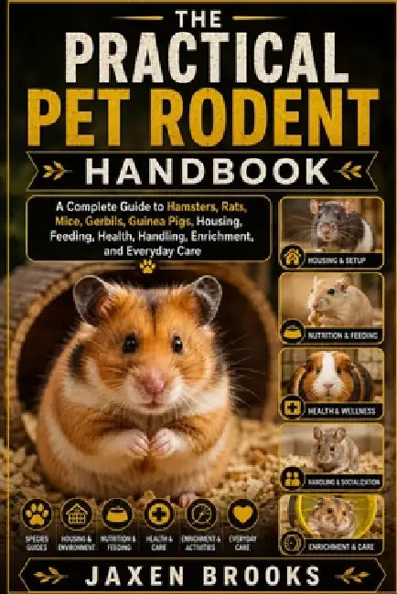 The Practical Pet Rodent Handbook: A Complete Guide to Hamsters, Rats, Mice, Gerbils, Guinea Pigs, Housing, Feeding, Health, Handling, Enrichment, and by Jaxen Brooks