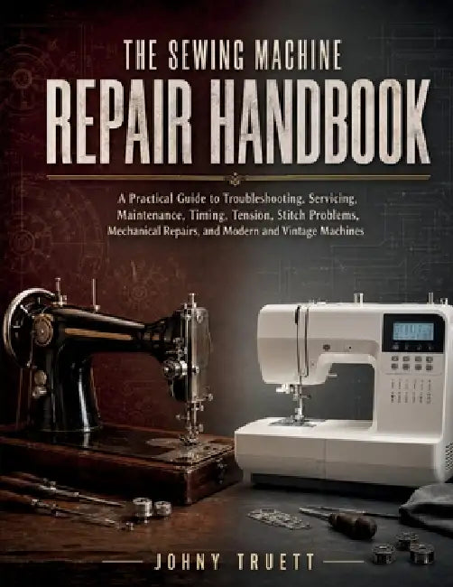 The Sewing Machine Repair Handbook: A Practical Guide to Troubleshooting, Servicing, Maintenance, Timing, Tension, Stitch Problems, Mechanical Repairs by Johny Truett