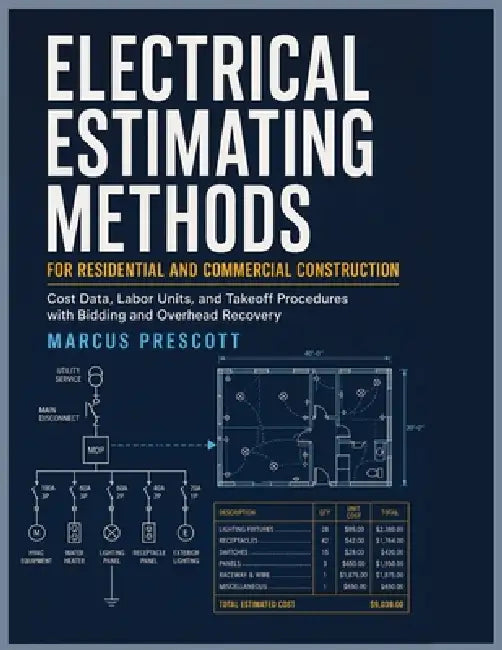Electrical Estimating Methods for Residential and Commercial Construction: Cost Data, Labor Units, and Takeoff Procedures with Bidding and Overhead Re by Marcus Prescott