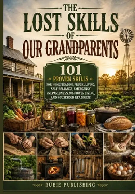 The Lost Skills of Our Grandparents: 101 Proven Skills for Homesteading, Frugal Living, Self-Reliance, Emergency Preparedness, No-Power Living, and Ho by Rubie Publishing
