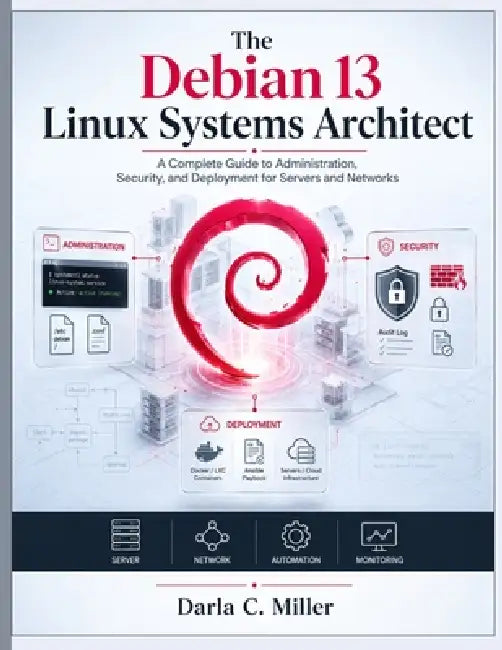 The Debian 13 Linux Systems Architect: A Complete Guide to Administration, Security, and Deployment for Servers and Networks by Darla C. Miller