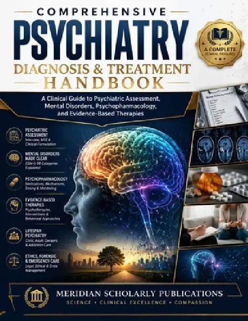 Comprehensive Psychiatry Diagnosis & Treatment Handbook: A Clinical Guide to Psychiatric Assessment, Mental Disorders, Psychopharmacology, and Evidenc by Meridian Scholarly Publications