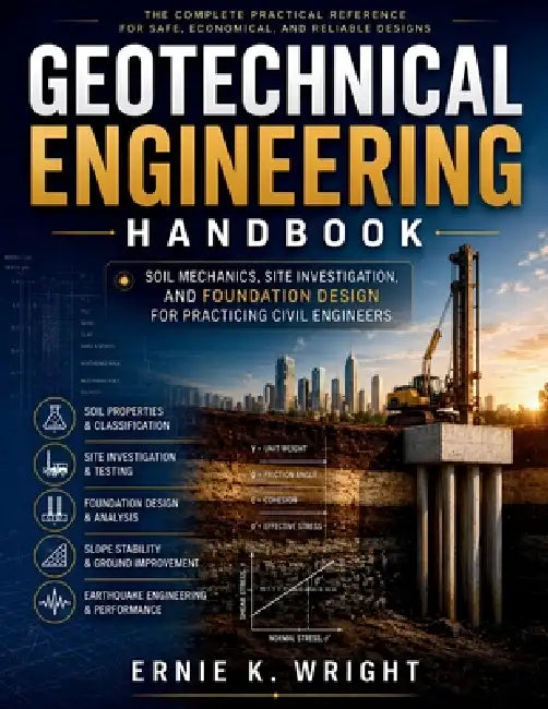 Geotechnical Engineering Handbook: Soil Mechanics, Site Investigation, and Foundation Design for Practicing Civil Engineers by Ernie K. Wright