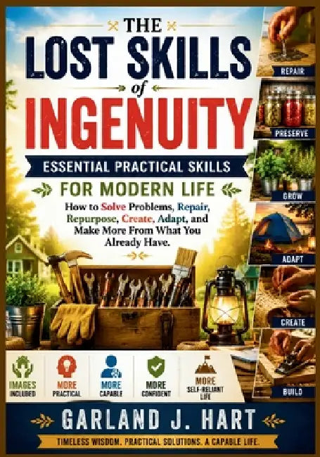 The Lost Skills of Ingenuity: Essential Practical Skills for Modern Life: How to Solve Problems, Repair, Repurpose, Create, Adapt, and Make More From by Garland J. Hart