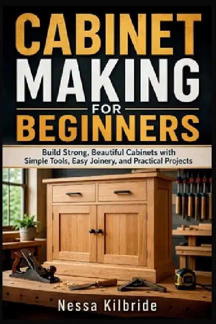 Cabinet Making for Beginners: Build Strong, Beautiful Cabinets with Simple Tools, Easy Joinery, and Practical Projects by Nessa Kilbride