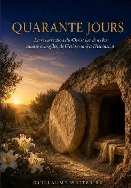 Quarante Jours: Matthieu, Marc, Luc et Jean confrontés verset par verset, de Gethsémani à l'Ascension by Guillaume Whitebird