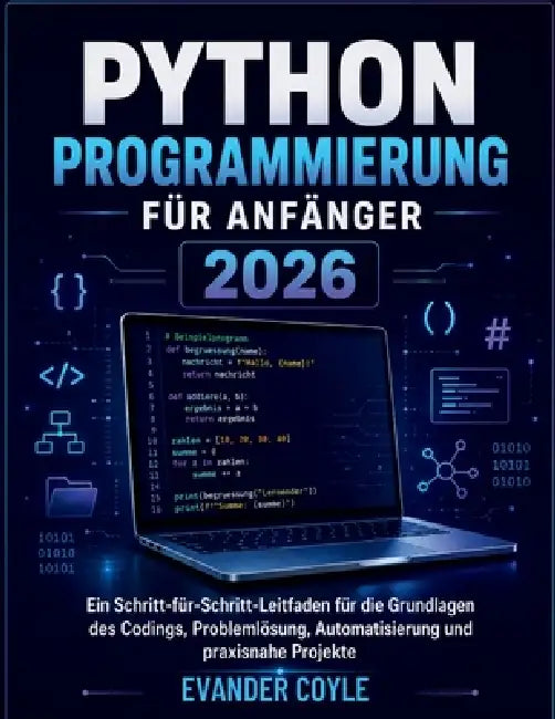 Python Programmierung für Anfänger 2026 by Evander Coyle