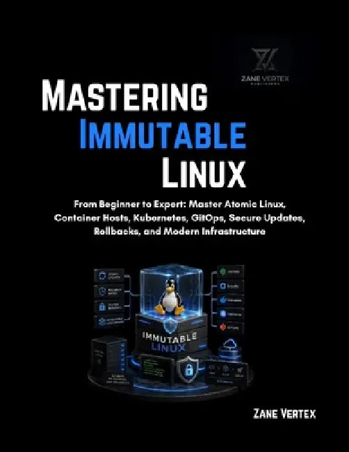 Mastering Immutable Linux: From Beginner to Expert: Master Atomic Linux, Container Hosts, Kubernetes, GitOps, Secure Updates, Rollbacks, and Modern In by Zane Vertex
