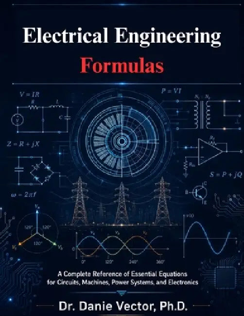 Electrical Engineering Formulas: A Complete Reference of Essential Equations for Circuits, Machines, Power Systems, and Electronics by Danie Vector