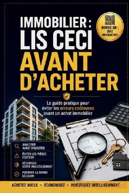 Immobilier: Lis ceci avant d'acheter: Le guide pratique pour choisir, visiter, évaluer, négocier et sécuriser l'achat d'un appartement ou d'une maison by Kylian Rambou