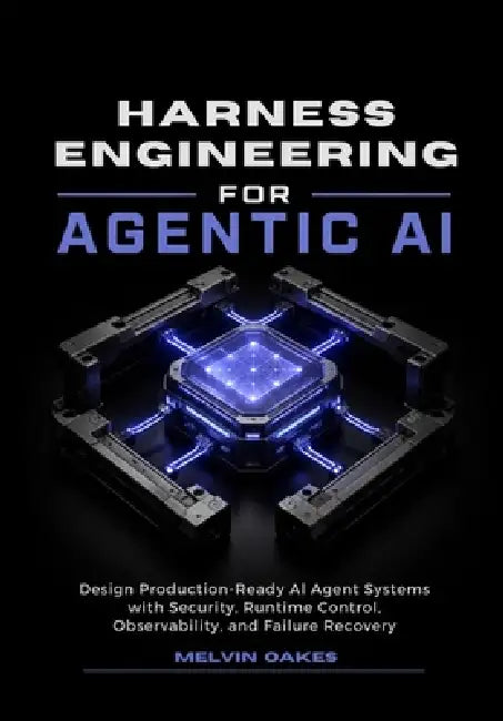 Harness Engineering for Agentic AI: Design Production-Ready AI Agent Systems with Security, Runtime Control, Observability, and Failure Recovery by Melvin Oakes