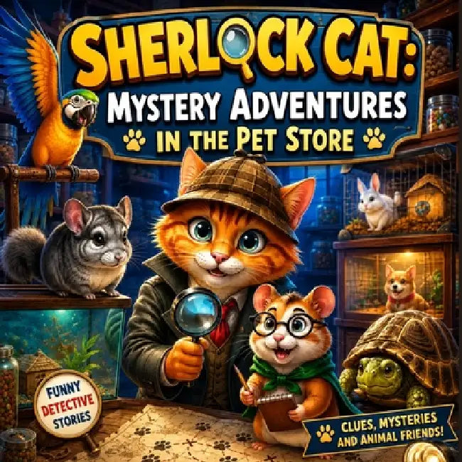 Sherlock Cat by Tina Sandros