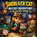 Sherlock Cat by Tina Sandros
