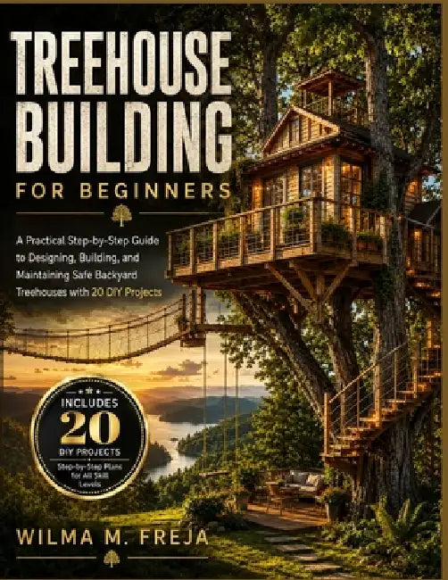 Treehouse Building for Beginners: A Practical Step-by-Step Guide to Designing, Building, and Maintaining Safe Backyard Treehouses with 20 DIY Projects by Wilma M. Freja