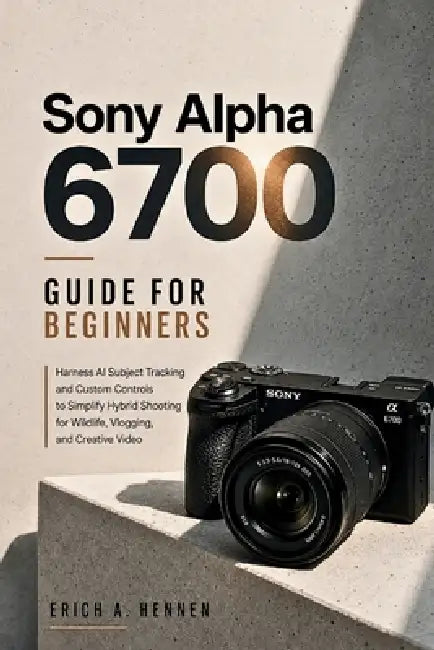 Sony Alpha 6700 Guide for Beginners: Harness AI Subject Tracking and Custom Controls to Simplify Hybrid Shooting for Wildlife, Vlogging, and Creative by Erich A. Hennen