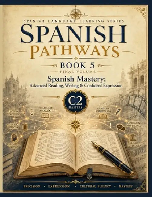 Spanish Pathways: Book 5: Spanish Mastery: Advanced Reading, Writing & Confident Expression - C2 Level by Read Today Live Tomorrow