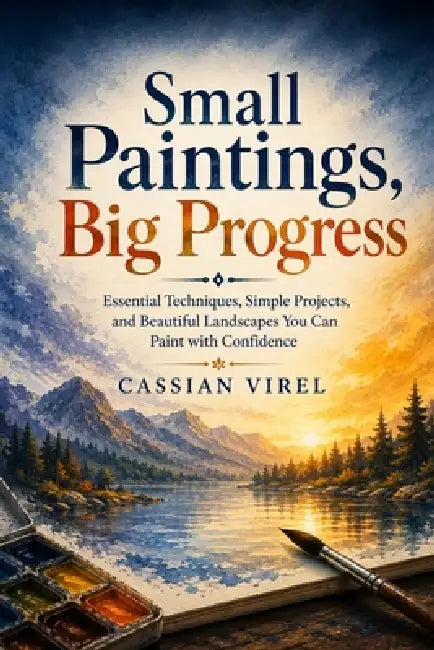 Small Paintings, Big Progress: Essential Techniques, Simple Projects, and Beautiful Landscapes You Can Paint with Confidence by Cassian Virel