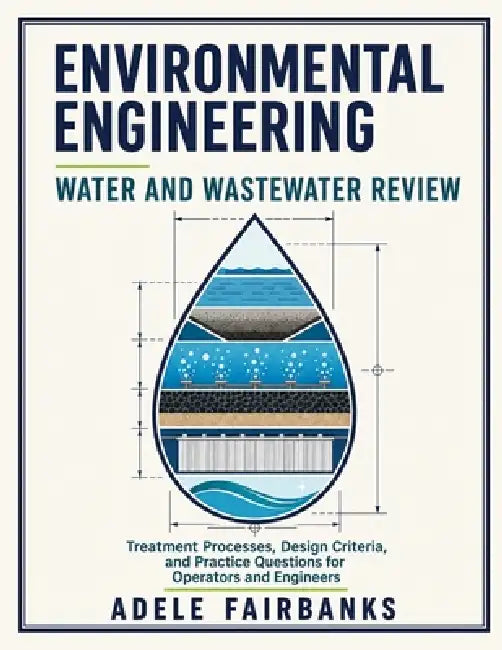 Environmental Engineering Water and Wastewater Review: Treatment Processes, Design Criteria, and Practice Questions for Operators and Engineers by Adele Fairbanks