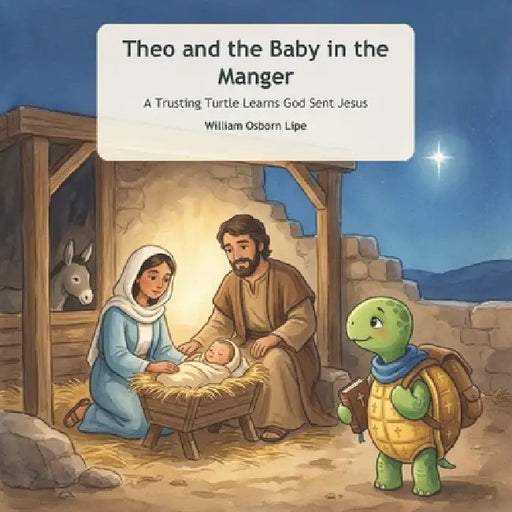 Theo And The Baby In The Manger by William Osborn Lipe
