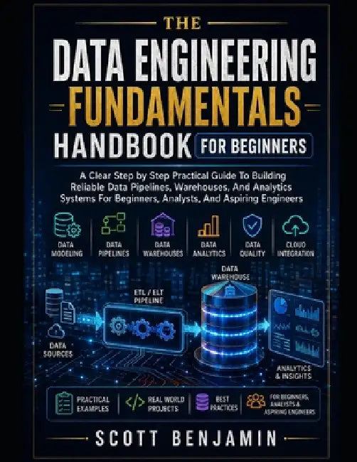 The Data Engineering Fundamentals Handbook for Beginners: A Clear Step by Step Practical Guide to Building Reliable Data Pipelines, Warehouses, and An by Scott Benjamin
