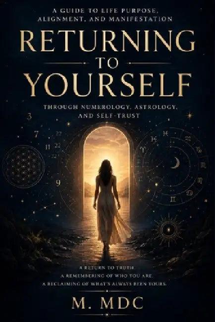 Returning to Yourself: A Guide to Life Purpose, Alignment, and Manifestation Through Numerology, Astrology, and Self-Trust by M. MDC