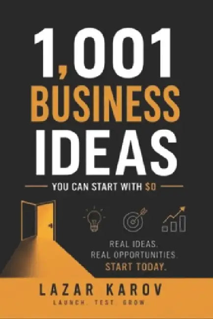 1001 Business Ideas: Start with Zero by Lazar Karov