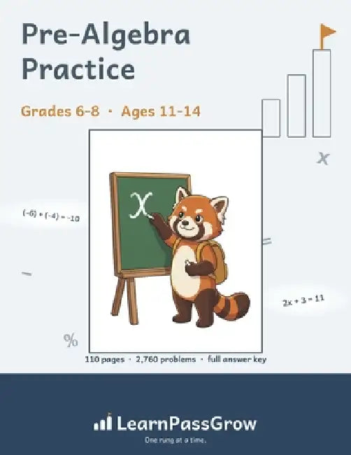 Prealgebra Practice by Learnpassgrow