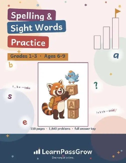 Spelling  Sight Words Practice by Learnpassgrow