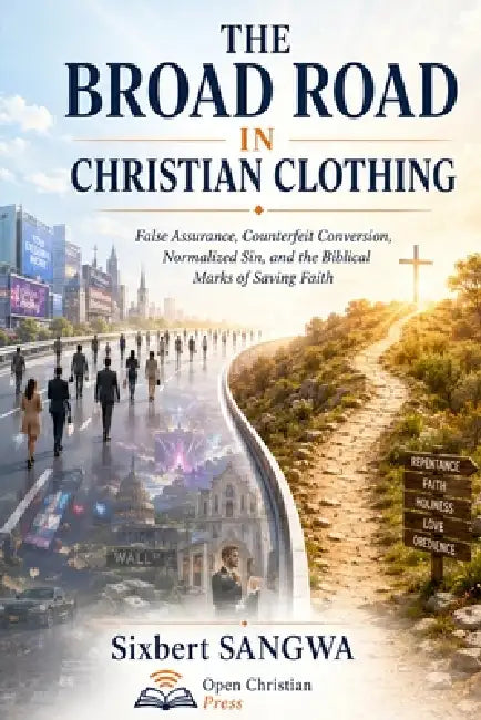 The Broad Road in Christian Clothing: False Assurance, Counterfeit Conversion, Normalized Sin, and the Biblical Marks of Saving Faith by Sixbert Sangwa