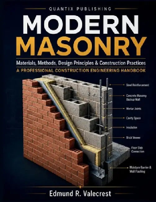 Modern Masonry: Materials, Methods, Design Principles, and Construction Practices by Edmund R. Valecrest, Quantix Publishing