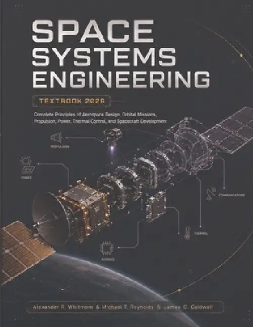 Space Systems Engineering Textbook 2026: Complete Principles of Aerospace Design, Orbital Missions, Propulsion, Power, Thermal Control, and Spacecraft by Michael T. Reynolds, James C. Caldwell, Alexander R. Whitmore
