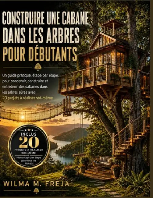 Construire Une Cabane Dans Les Arbres Pour Débutants: Un guide pratique, étape par étape, pour concevoir, construire et entretenir des cabanes dans le by Wilma M. Freja