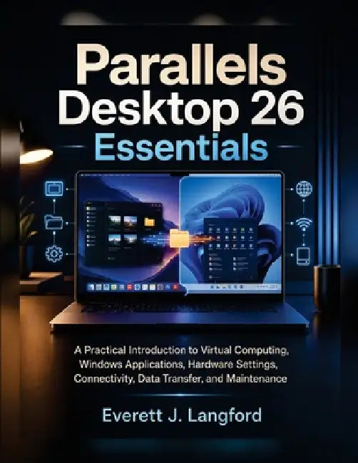 Parallels Desktop 26 Essentials: A Practical Introduction to Virtual Computing, Windows Applications, Hardware Settings, Connectivity, Data Transfer, by Everett J. Langford