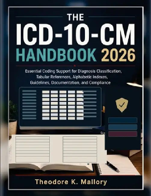 The ICD-10-CM Handbook 2026: Essential Coding Support for Diagnosis Classification, Tabular References, Alphabetic Indexes, Guidelines, Documentation, by Theodore K. Mallory