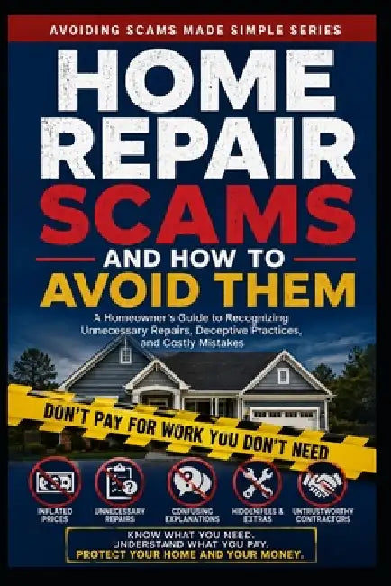 Home Repair Scams and How to Avoid Them: A Homeowner's Guide to Recognizing Unnecessary Repairs, Deceptive Practices, and Costly Mistakes by Knowledge Made Simple