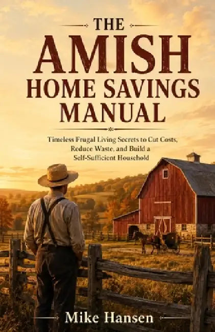 The Amish Home Savings Manual: Timeless Frugal Living Secrets to Cut Costs, Reduce Waste, and Build a Self-Sufficient Household by Mike Hansen