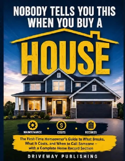 Nobody Tells You This When You Buy a House: The First-Time Homeowner's Guide to What Breaks, What It Costs, and When to Call Someone - with a Complete by Driveway Publishing