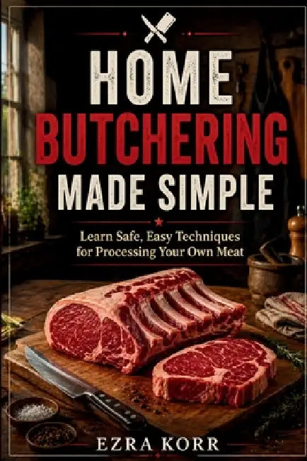 Home Butchering Made Simple: Learn Safe, Easy Techniques for Processing Your Own Meat by Ezra Korr