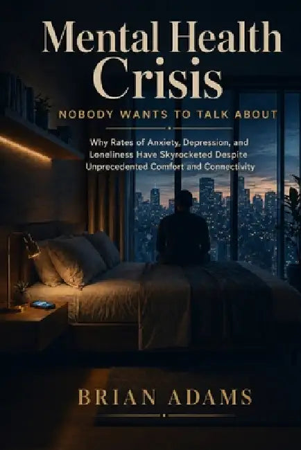 Mental Health Crisis Nobody Wants to Talk About: Why Rates of Anxiety, Depression, and Loneliness Have Skyrocketed Despite Unprecedented Comfort and C by Brian Adams