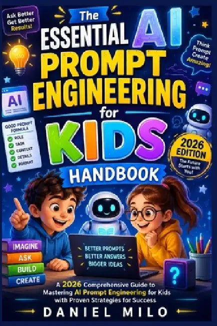The Essential AI Prompt Engineering for Kids Handbook: A 2026 Comprehensive Guide to Mastering AI Prompt Engineering for Kids with Proven Strategies f by Daniel Milo