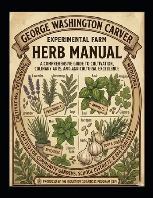 George Washington Carver Experimental Farm Herb Manual: A Comprehensive Guide to Cultivation, Culinary Arts, and Agricultural Excellence by Lamar Hart, Jibri Robinson, Edward Haynie
