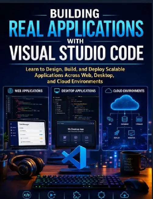 Building Real Applications with Visual Studio Code: Learn to Design, Build, and Deploy Scalable Applications Across Web, Desktop, and Cloud Environmen by Nicole Caldwell