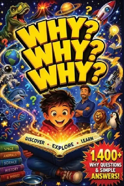 Why? Why? Why?: The Big Book of Why Questions Kids with 1,400+ Simple Answers to Questions Kids Actually Ask About Science, Space, Animals, and More by S. D. Baldwin, Baldwin Book Publishing