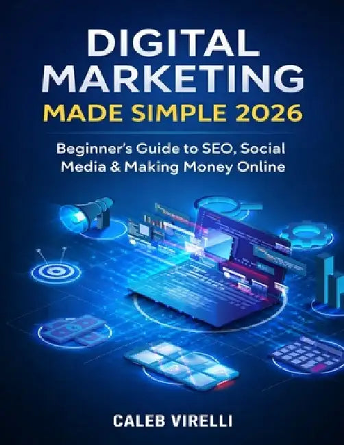 Digital Marketing Made Simple 2026: Beginner's Guide to SEO, Social Media & Making Money Online by Caleb Virelli