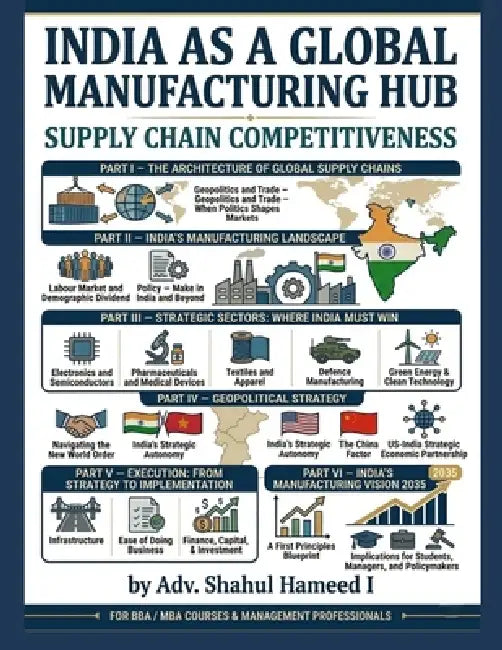 India as a Global Manufacturing Hub: India as a Global Manufacturing Hub: Supply Chain Competitiveness by Shahul Hameed I